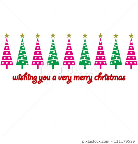 Merry Christmas Christmas tree 121179559
