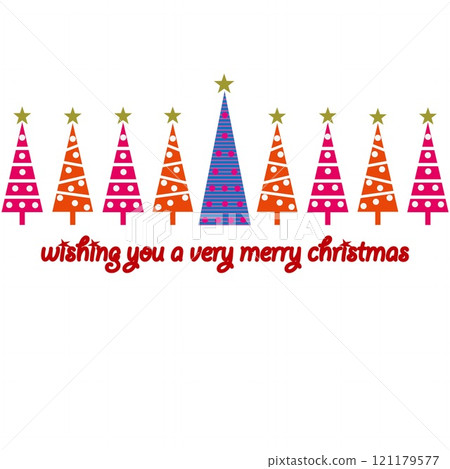 Merry Christmas Christmas tree 121179577
