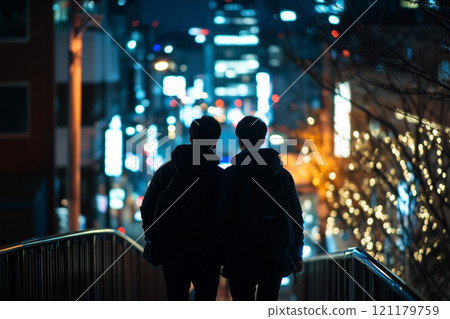 LGBT 同性戀夫婦 LGBT 同性戀夫婦 121179759