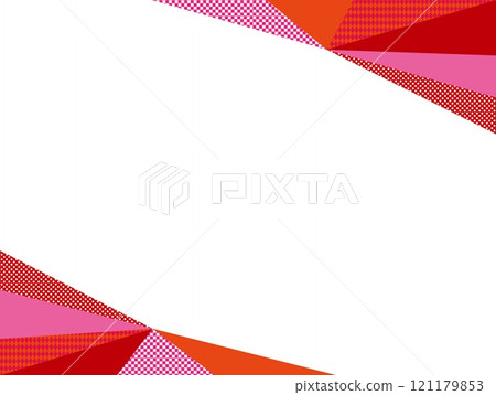 Geometric pattern frame triangle white space Geometric pattern frame triangle white space 121179853