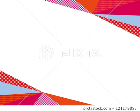Geometric pattern frame triangle white space Geometric pattern frame triangle white space 121179855