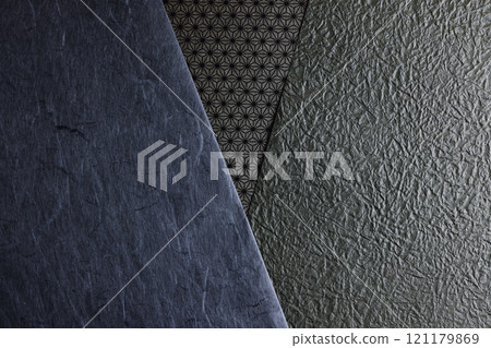 Japanese pattern background_black and navy blue 121179869