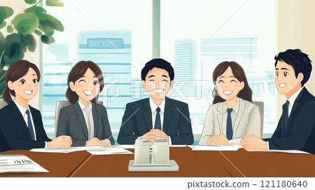 Meeting in the conference room Meeting in the conference room 121180640