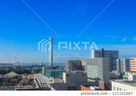 [千葉縣千葉市]千葉港週邊的旅遊城市風光 121181087