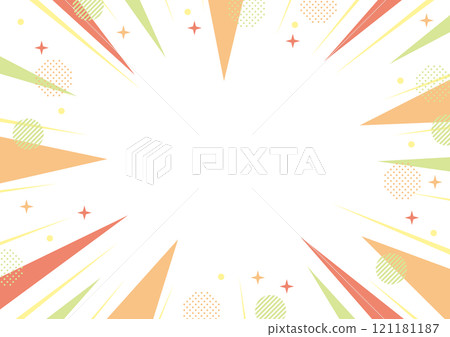Concentrated lines, orange, yellow, yellow-green, pop, geometric, frame Concentrated lines, orange, yellow, yellow-green, pop, geometric, frame 121181187