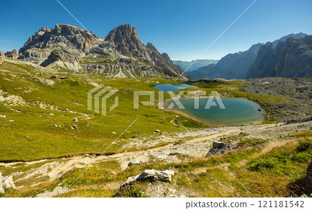 Laghi dei Piani at Dolomite Alps 121181542