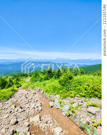 夏季攀登什葉派山、貓岳（中根路線：眺望北阿爾卑斯山） 121181546