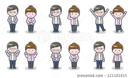 Men and women in casual clothes 01 121181815