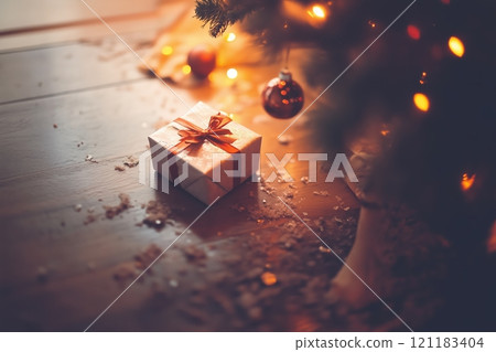 Cozy Christmas Gift Glow Designed by Generative AI 121183404