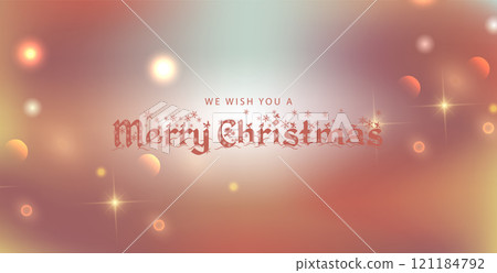 A festive design featuring vibrant colors and Christmas, conveying a joyful holiday spirit 121184792