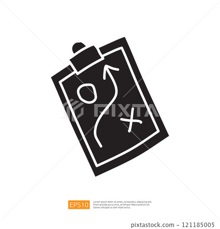 A simple illustration of a map with an "X" marking a spot and a wavy line indicating a path. This design suggests adventure or treasure hunting. A simple illustration of a map with an "X" marking a spot and a wavy line indicating a path. This design suggests adventure or treasure hunting. 121185005