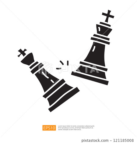 The image depicts two stylized chess rooks falling, symbolizing defeat or a dramatic moment in a chess game. The image depicts two stylized chess rooks falling, symbolizing defeat or a dramatic moment in a chess game. 121185008