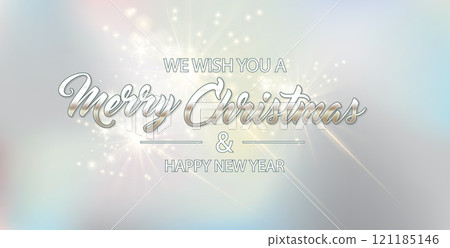 A stunning Christmas design featuring festive elements and vibrant colors perfect for the holiday season 121185146