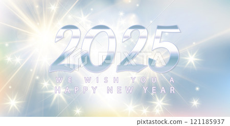 We Wish You a Happy New Year on the beautiful 2025 design We Wish You a Happy New Year on the beautiful 2025 design 121185937
