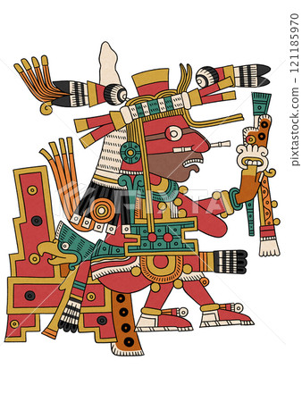Aztec Mythology Xiuhtecuhtli 121185970