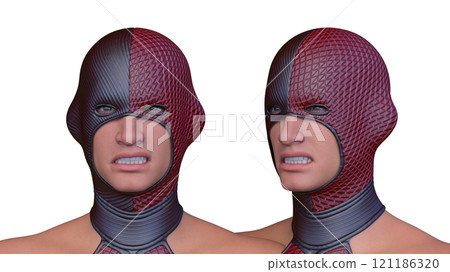 Close-up of a man's face Close-up of a man's face 121186320