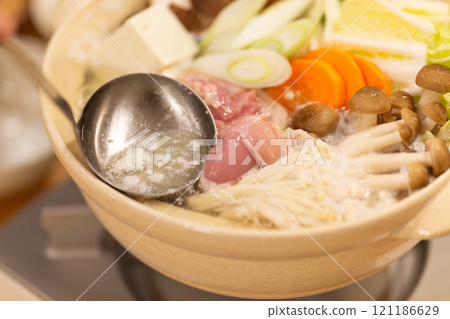 去除火鍋菜色中的浮渣 121186629