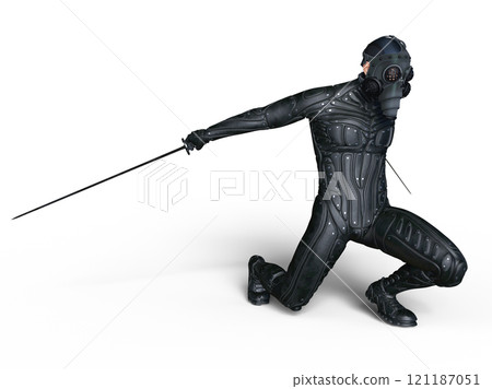 Cyber swordfighter 121187051