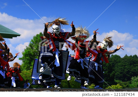 Iwate Prefecture Folk Performing Arts Performance: Onikenmai Iwate Prefecture Folk Performing Arts Performance: Onikenmai 121187434