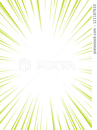 集中線,黃綠色,簡單,垂直 集中線,黃綠色,簡單,垂直 121187610