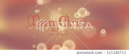 A captivating Christmas design filled with delightful imagery and colors, radiating warmth and festive cheer 121188711