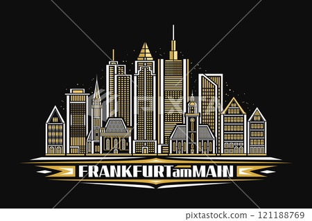 Vector illustration of Frankfurt am Main 121188769
