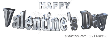 3DCG角色「情人節快樂/情人節快樂」銀、銀 121188932