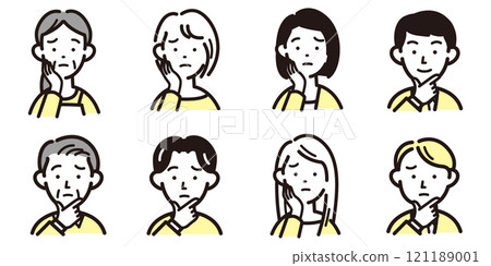 商務人士、人、商人圖示頭像 121189001