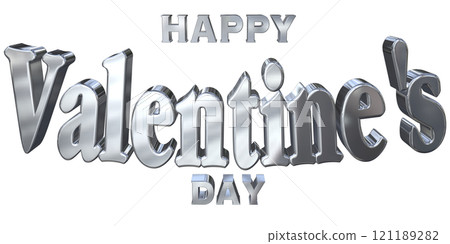 3DCG角色「情人節快樂/情人節快樂」銀、銀 121189282