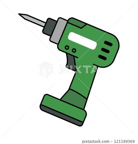 Impact driver icon green 121189369