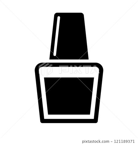 Manicure silhouette Manicure silhouette 121189371