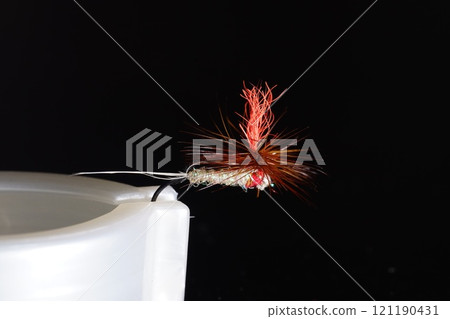 handmade, mountain stream fishing, fly fishing 121190431