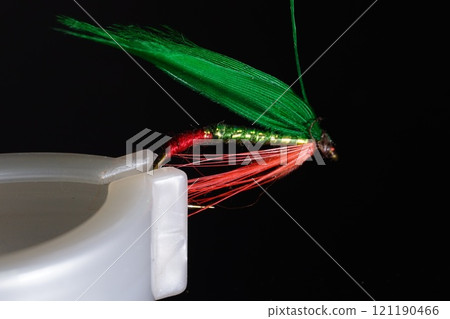 handmade, mountain stream fishing, fly fishing 121190466