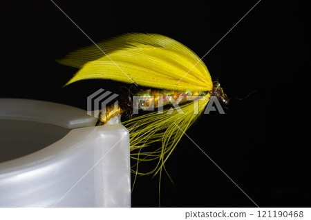 handmade, mountain stream fishing, fly fishing 121190468
