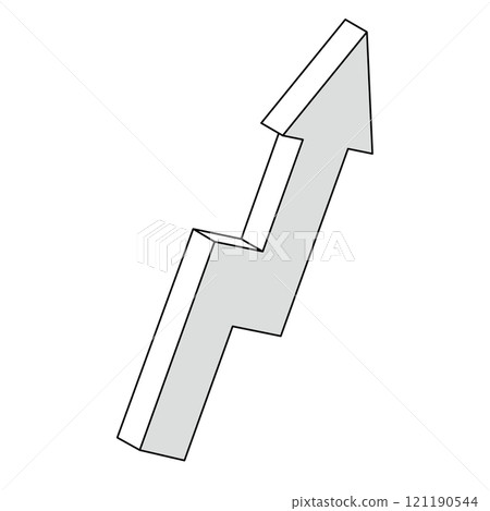 Isometric_Simple and easy-to-use three-dimensional arrows Isometric_Simple and easy-to-use three-dimensional arrows 121190544
