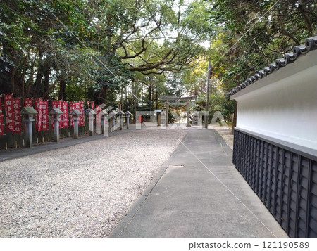 Owari Taga Shrine in winter: a power spot 121190589
