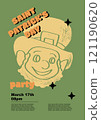 patrick, day, vector 121190620