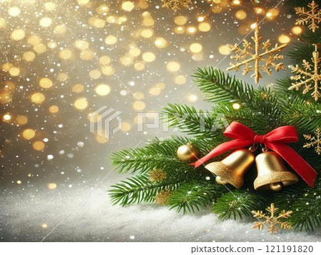 Christmas style winter background illustration 121191820