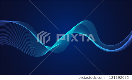 Geometric curved lines in gradient blue tones forming dynamic futuristic abstract flow patterns Geometric curved lines in gradient blue tones forming dynamic futuristic abstract flow patterns 121192025