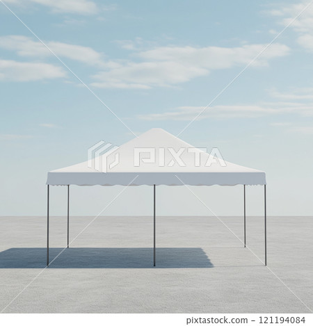 Mockup tent for your design. 121194084