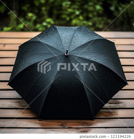 Blank umbrella mockup for your design. Blank umbrella mockup for your design. 121194226