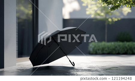 Blank umbrella mockup for your design. 121194248