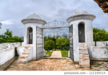 San Cristobal fortress in Gracias, Lempira department of Honduras in Central America 121194514