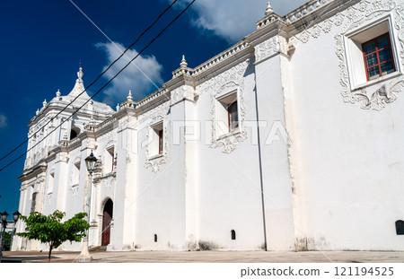 Cathedral of the Assumption of Mary in Leon. UNESCO world heritage in Nicaragua, Central America 121194525