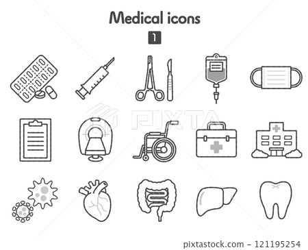 Medical icon collection 2 121195254