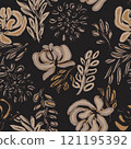 Abstract Floral Seamless Pattern Design Abstract Floral Seamless Pattern Design 121195392
