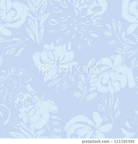 Abstract Floral Seamless Pattern Design Abstract Floral Seamless Pattern Design 121195395