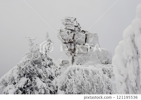 Natural stone statues, rock pillars Natural stone statues, rock pillars 121195536