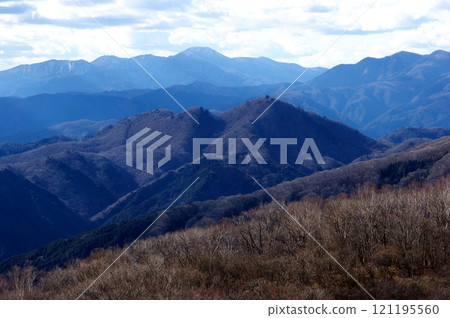 View from Yokone Plateau, towards Mount Akagi 121195560