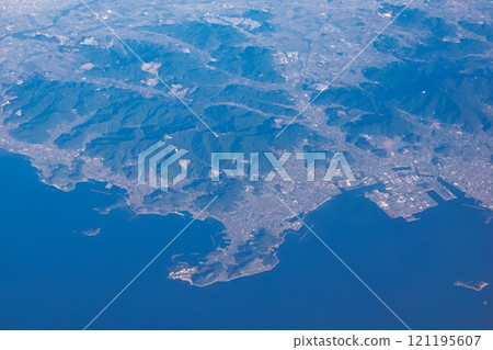 三河灣西浦半島上空(愛知縣蒲郡市) 三河灣西浦半島上空(愛知縣蒲郡市) 121195607